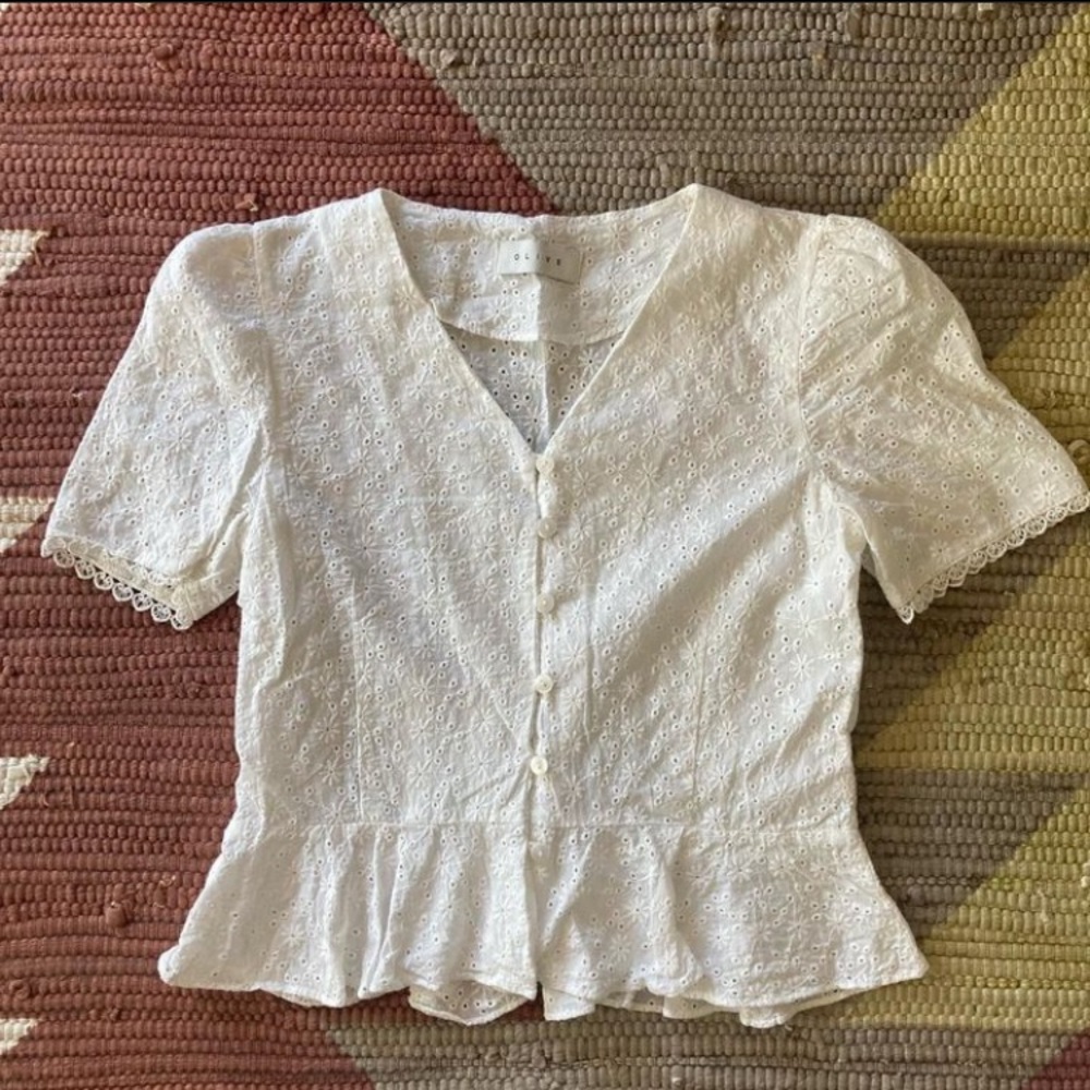 Eyelet Blouse